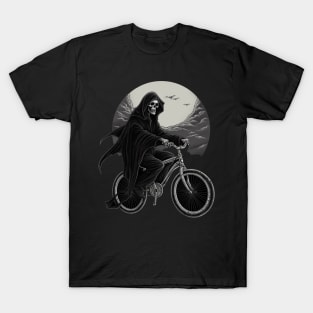 Grim Reaper Biker Gothic design T-Shirt